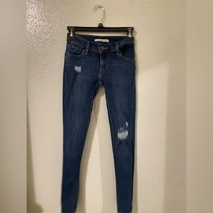 Levi super skinny jeans
